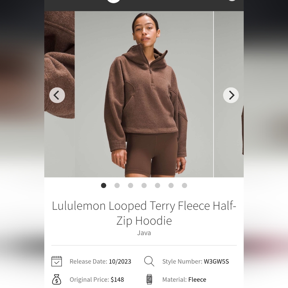 Lululemon Loop Terry Fleece